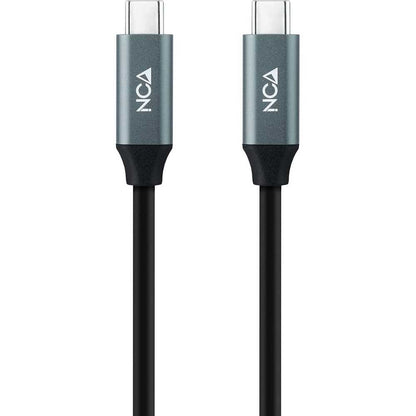 NANOCABLE  Cable USB 3.2 Gen2x2 USB-C/M-USB-C/M, Negro, 0.5 m, 20Gbps 5A/100W 4K/60Hz