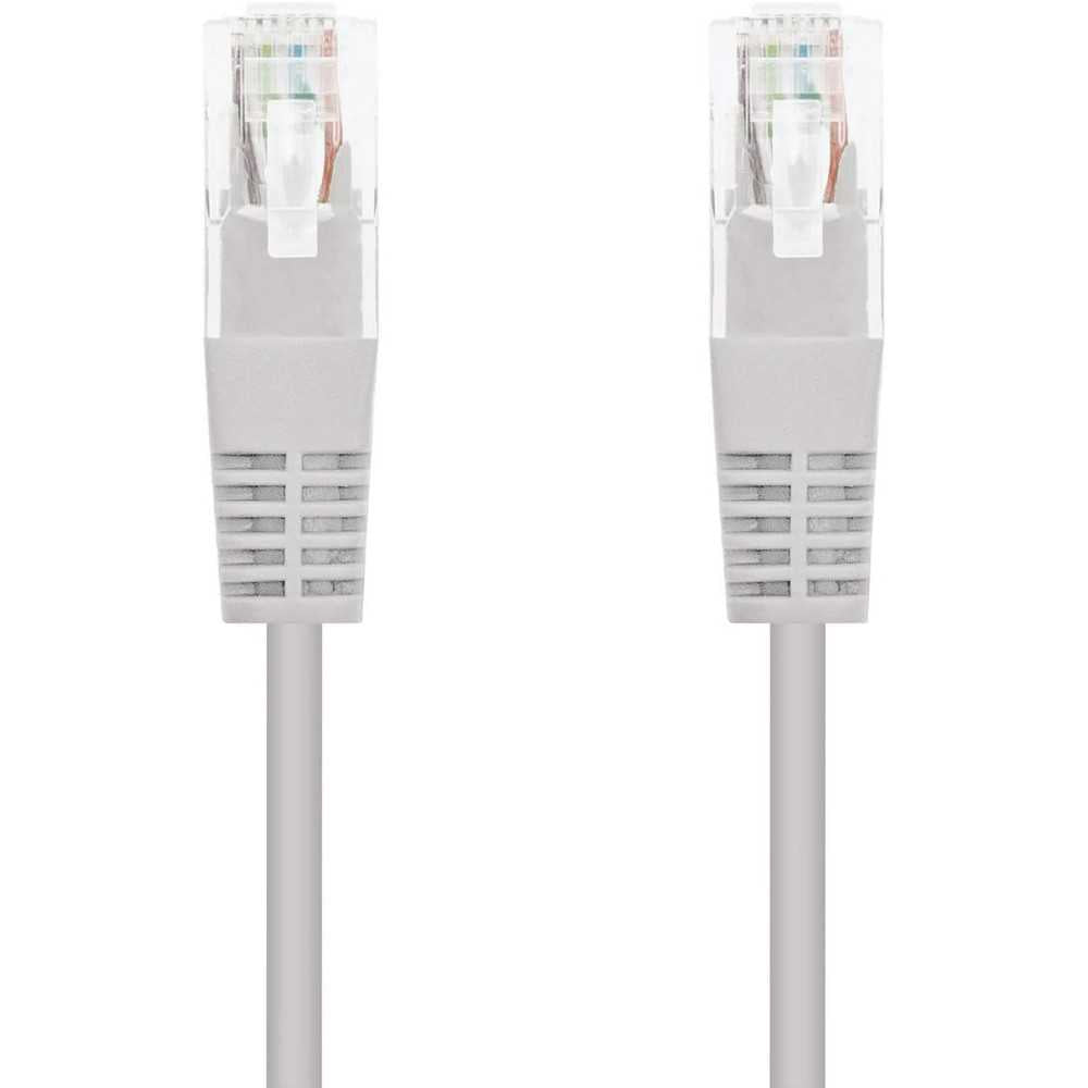 NANOCABLE 10.20.0401-L150, Cable de Red Ethernet RJ45 Cat.6 UTP, AWG24, 100% Cobre, Gris, Latiguillo de 1.5 m