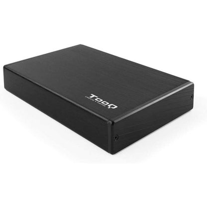 Carcasa para discos duros HDD de 3.5', (SATA I/II/III, USB 3.0), aluminio, indicador LED, TooQ, Color Negro