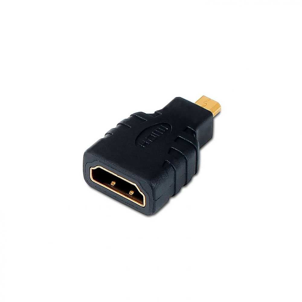 Adaptador Micro HDMI para Tablet o Cámara Digital, Color Negro