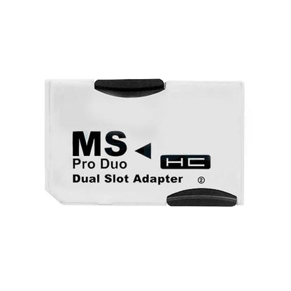 Adaptador Dual Micro SD SDHC A Memory Stick Pro Duo PSP MicroSD Hasta 32 GB