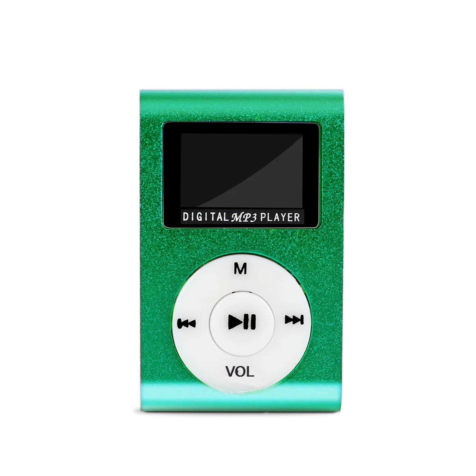 Lector Reproductor MP3 Player Azul Aluminio Puerto Mini USB Ranura