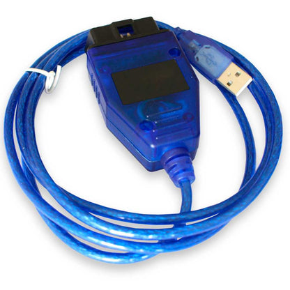 Cable USB de Diagnóstico Azul Análisis Escaneo Escaner Diagnosis para Ver Escanear Códigos Motor Coches Hasta 2004