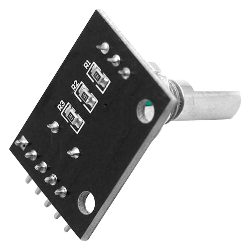 Módulo KY-040 Sensor Rotatorio Giratorio Codificador de Giro Rotación con Eje Switch Pulsador Encoder para Raspberry