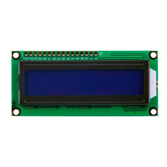 LCD Pantalla Retroiluminada Azul 1602 Display Retroiluminado 16x2 para Raspberry Pi AVR STM32 HD44780 Robotica Electronica