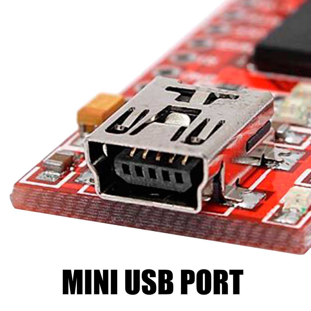 Módulo FT232RL FTDI Mini USB a TTL Conversor Serial 3,3-5V con Cable Puerto Adaptador Convertidor Mini Pro PIC
