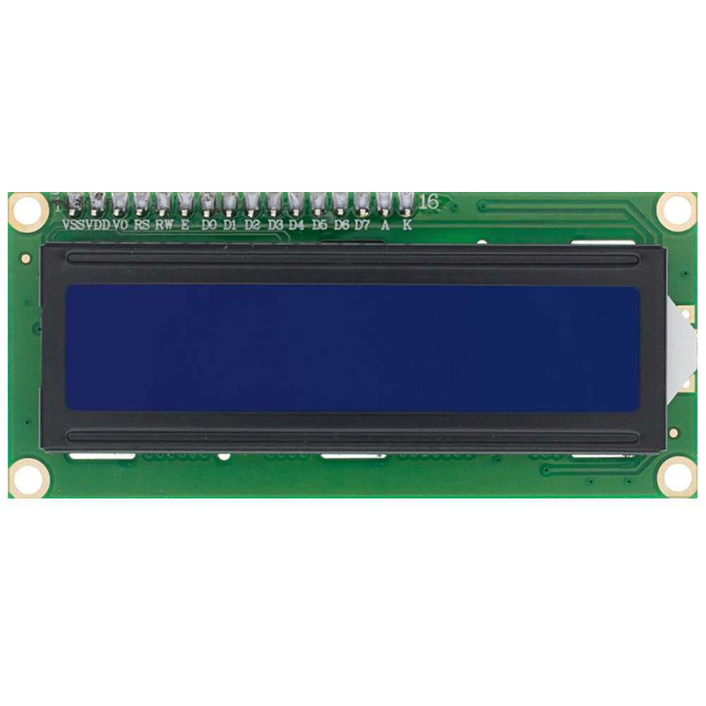 Modulo Pantalla LCD Display Azul 1602 con Interfaz I2C 16x2 Caracteres Letras Blancas Adaptador IIC para Raspberry Pi