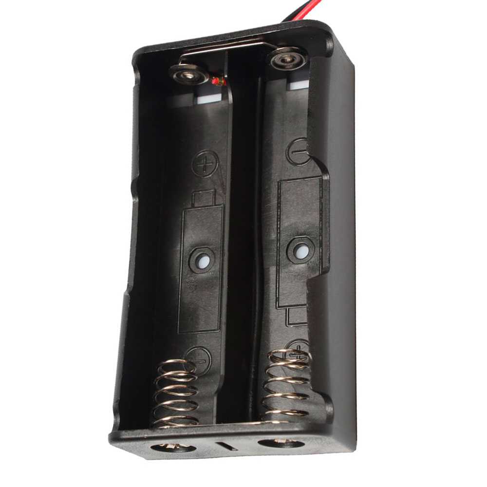 Caja para 2 Baterias tipo LiIon 18650 Porta Pilas Litio Doble 3.7V Paralelo 1S2P