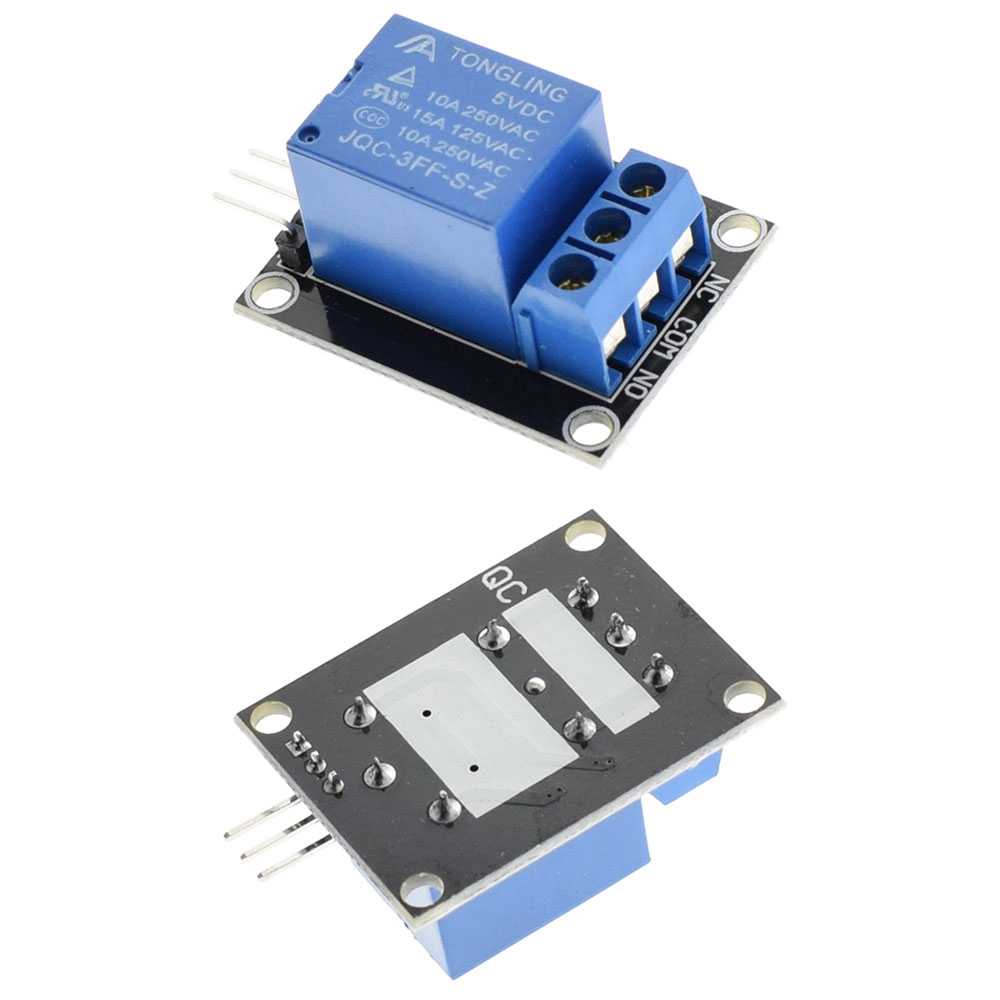 Modulo Rele 5V 10A de 1 Canal para Raspberry Pi 8051 AVR PIC DSP ARM MSP430 TTL logic