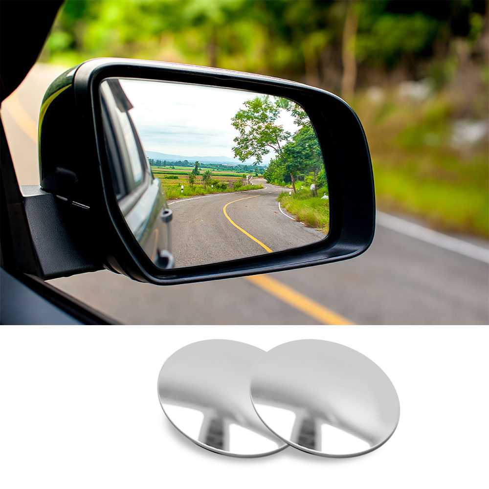 2x Espejos Convexos de Punto Ciego para Vehículos