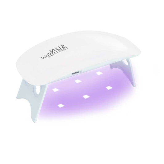 Lampara Secador de Uñas 6W LED UV Manicura Nail Art Esmalte Gel Acrilicas Blanca