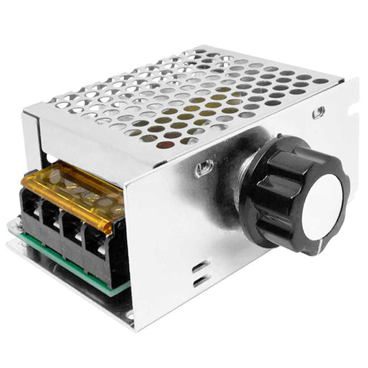 Controlador de Velocidad SCR CA 4000W 220V Regulador Voltaje Tensión para Motor Eléctrico Calentadores Lámparas