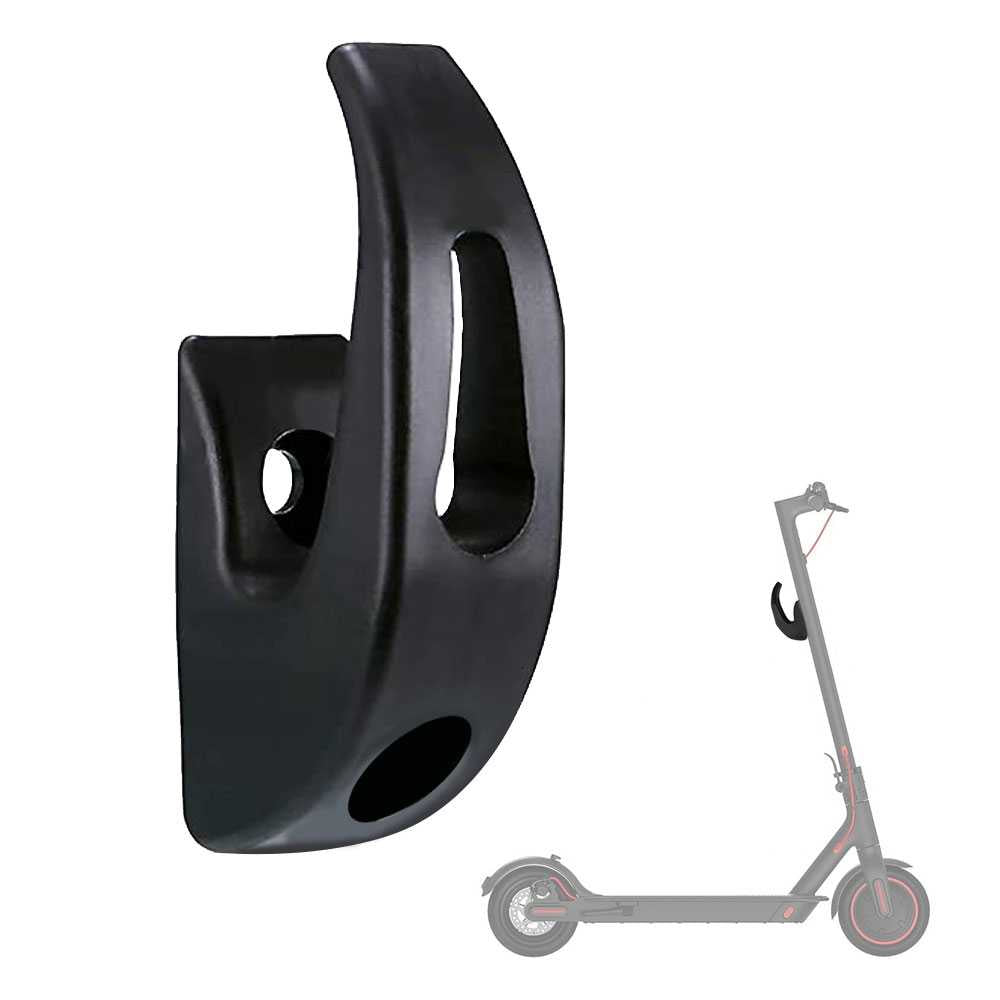 Gancho Delantero Portabolsos y Mochilas, Accesorios Patinete Eléctrico para Xiaomi M365 / 1S / Pro Scooter, Percha de Gadgets Color Negro