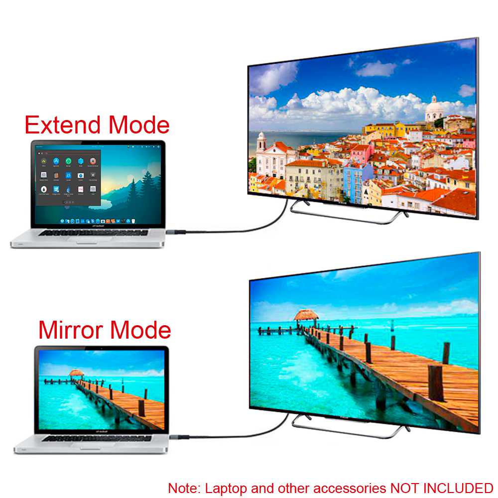 Cable USB C 3.1 a HDTV 2.0 Macho Full HD 4K XHD 60Hz TV Compatible con Sam Galax S21 S20 S10 S9 S8 Huaw P40 P30 P20