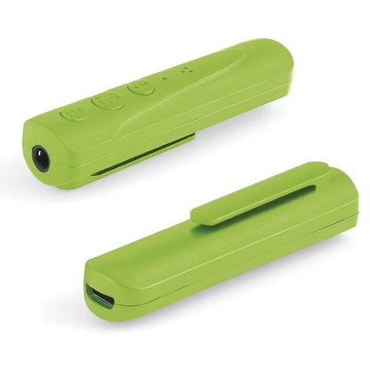 Receptor de Audio Inalámbrico Bluetooth 4.1 Jack 3.5mm Manos Libres Coche Verde