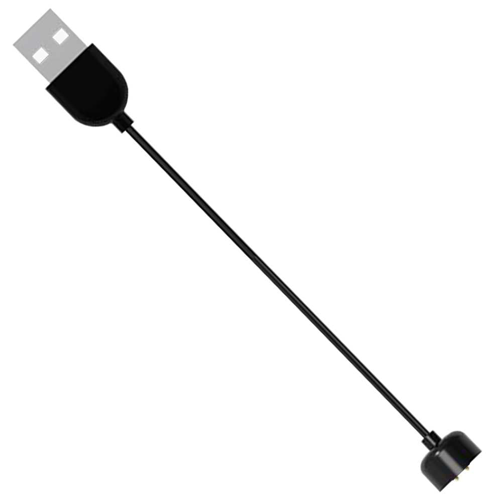 Cable de Carga Magnético 40cm Compatible con Xiaomi Mi SmartBand 5 6 7 Negro Imán Imantado Portátil Recambio Repuesto