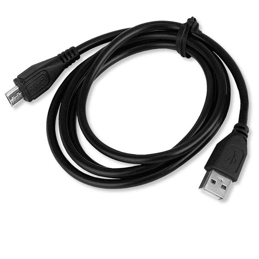Cable de USB Tipo A Micro USB B 2.0 Negro 70cm Carga Transferencia y Sincronización de Datos para PC MP3 MP4 Teléfono