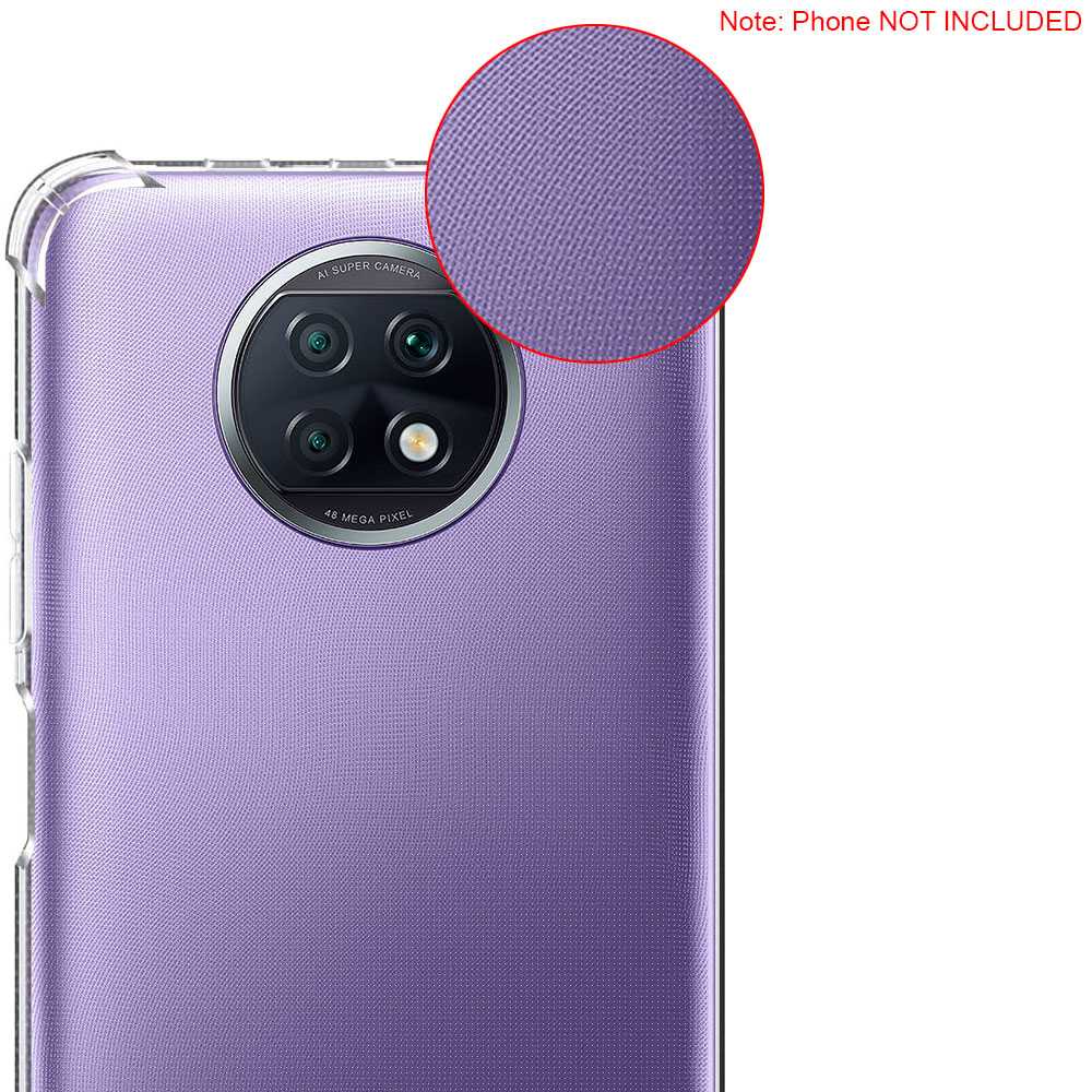 Funda Protectora de TPU Compatible con Xiaomi Redmi Note 9T Flexible Esquinas Reforzadas Anti Golpes Carcasa Bumper