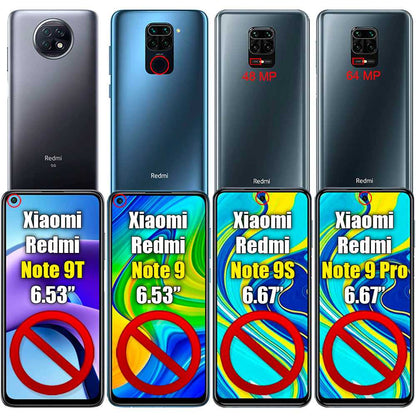 Funda Protectora TPU Compatible con Xiaomi Redmi 9C Flexible Esquinas Reforzadas ShockProof Anti Golpes Carcasa Bumper