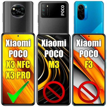 Funda para Xiaomi Poco X3 NFC/ Poco X3 Pro con protector de pantalla,  protección militar a prueba de golpes, funda protectora trasera para xiaomi  POCO