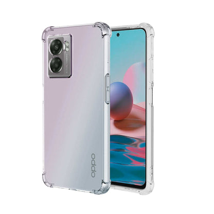 Funda de TPU para Oppo A77 5G/A57S 4G/A57 4G, Carcasa Flexible con Esquinas Reforzadas Antigolpes, Protección en Cámaras, Silicona Transparente